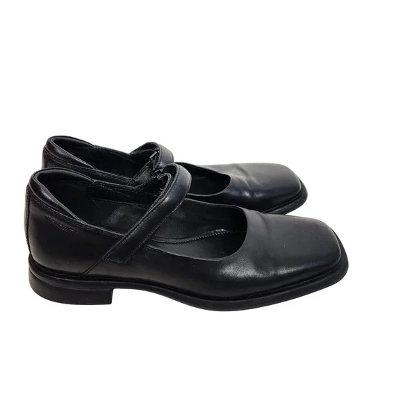 VAGABOND Shoemakers Brittie Shoes Womens 8 38 Black Leather Mary Jane Flats - Picture 3 of 12